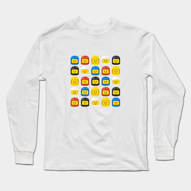 Lego Classic Space Long Sleeve T-Shirt by SilverfireDesign